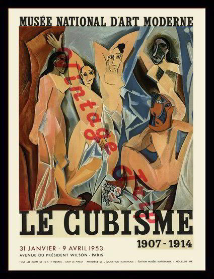 Picasso-Le Cubisme Poster