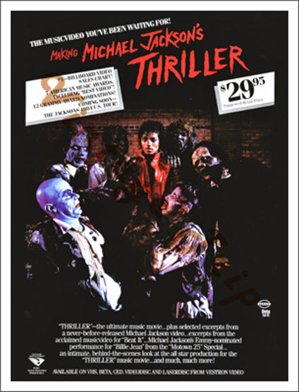MICHAEL JACKSON-THRILLER POSTER