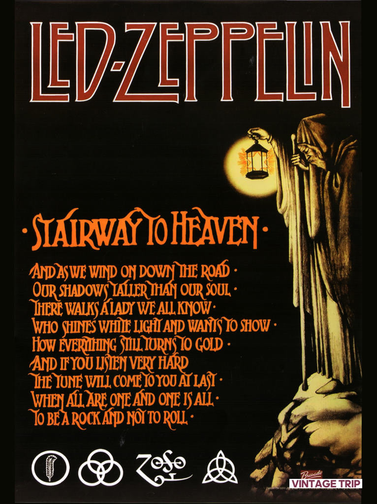 Led Zeppelin-Stairway To Heaven Poster