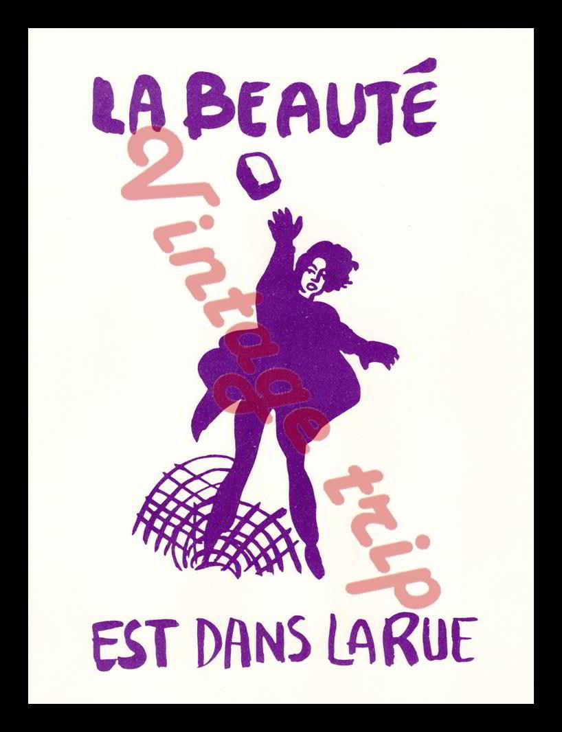 La Baute Est Dans La Rue Poster