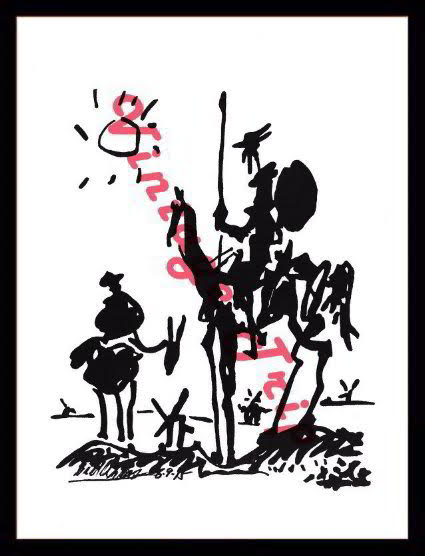 Picasso-Don Quixote Poster