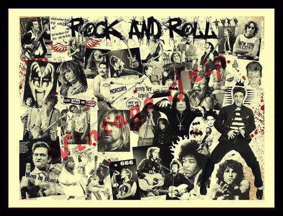 ROCK AND ROLL LEGENDS POSTER