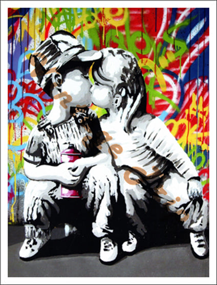Child's Kiss Poster