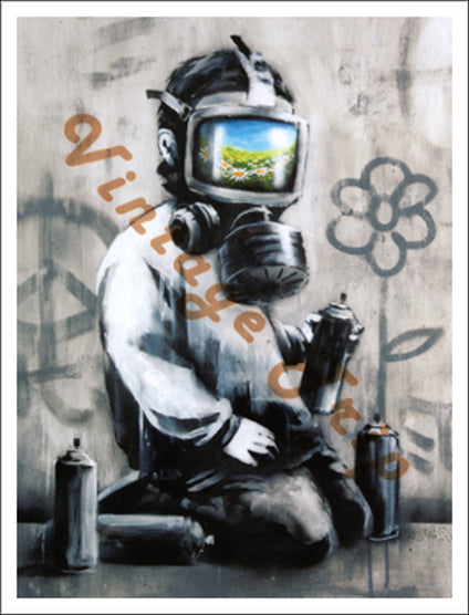 Spray/Mask Graffiti Poster