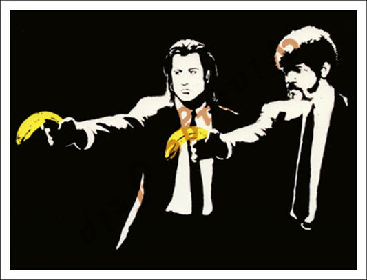 Pulp Fiction Graffiti Poster
