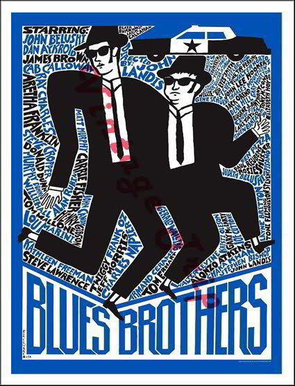 BLUES BROTHERS POSTER