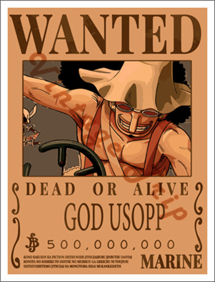 One Piece-God Ussop Poster