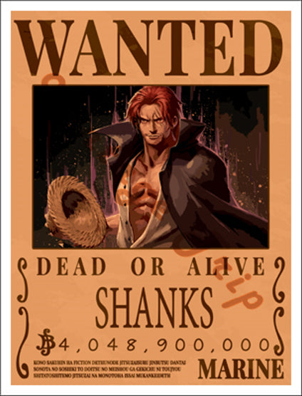 One Piece-Shanks Poster