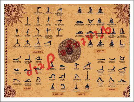 Yoga Asanas Poster