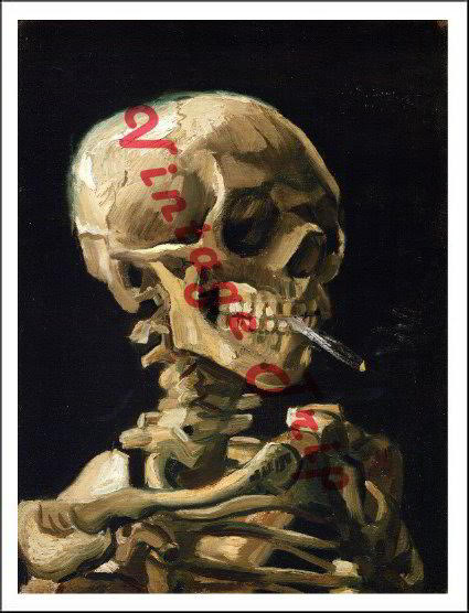 Van Gogh-Skull of a Skeleton Poster