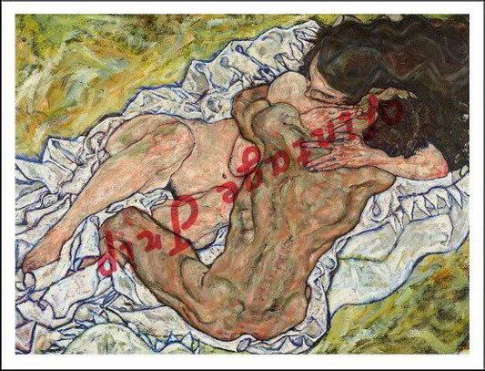 Egon Schiele-The Embrace Poster