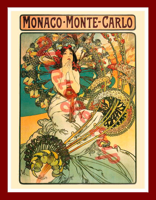 Moanaco Monte Carlo Poster