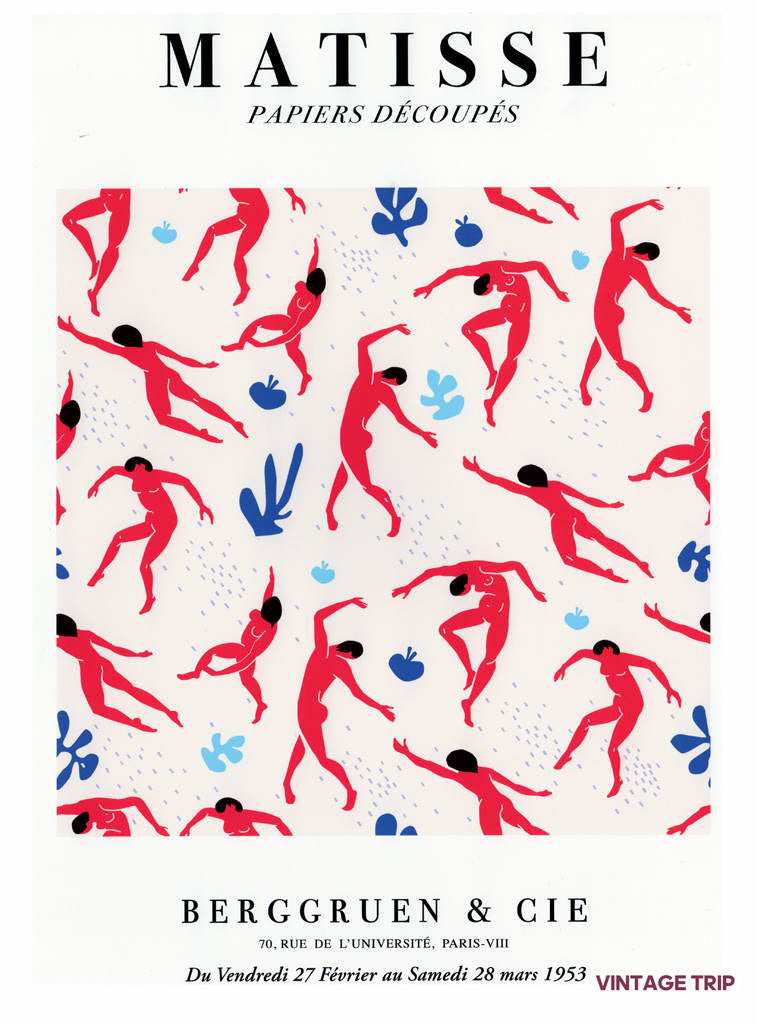 Matisse-Papiers découpés Poster