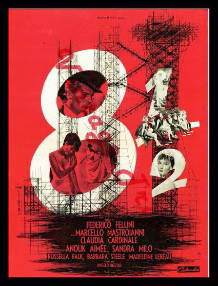 8½-Fellini Poster